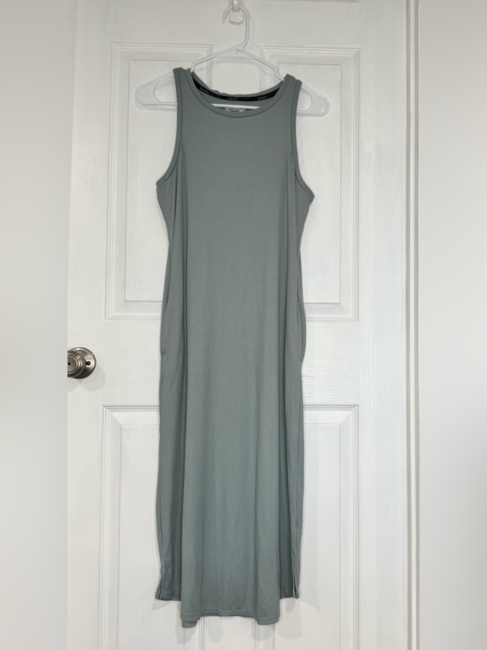Nicole Miller Sleeveless Maxi Dress in Sage